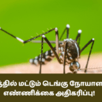 இம் மாதத்தில் மட்டும் டெங்கு நோயாளர்களின் எண்ணிக்கை அதிகரிப்பு!